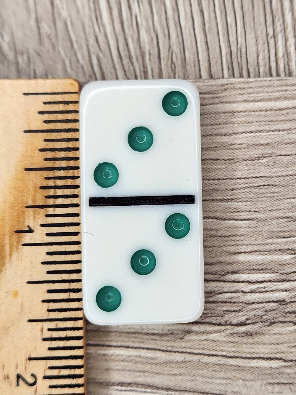 3:3 Replacement Domino Large Dot Shiny Color 1½ X ¾ X ¼ Dominoes